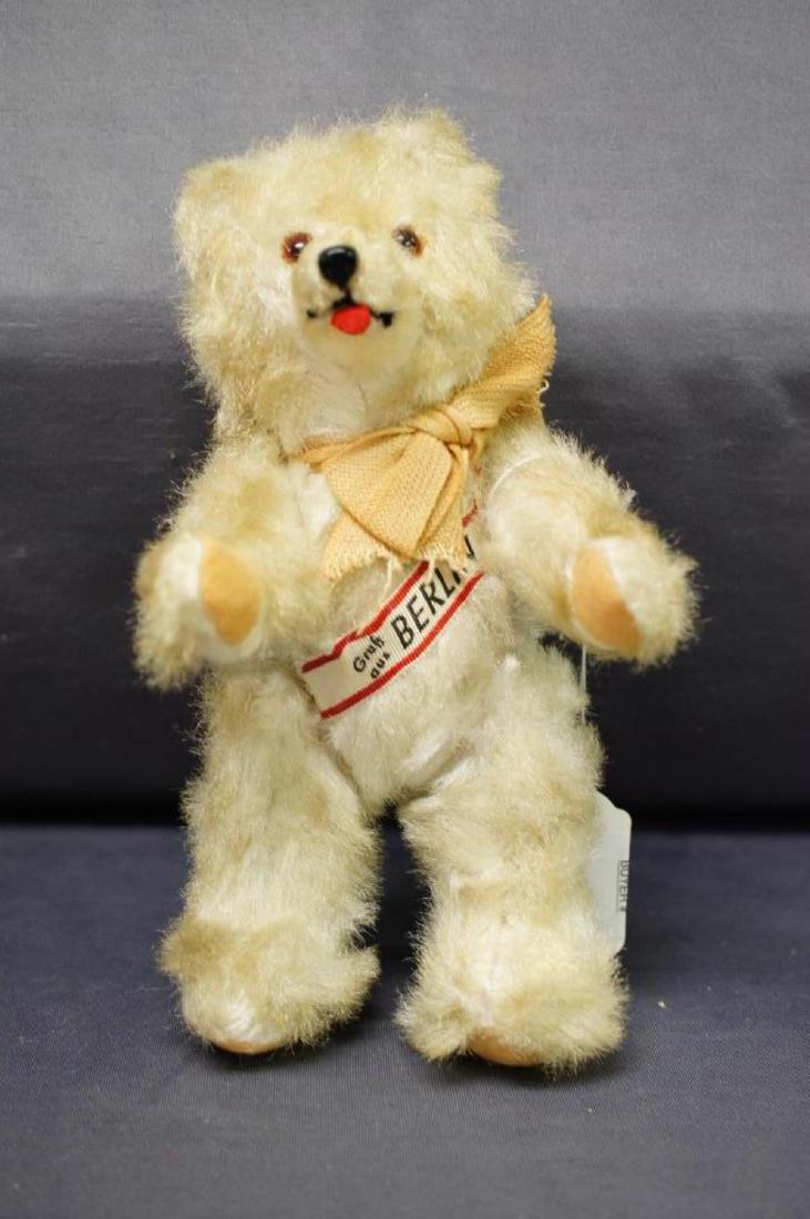 Vintage mohair bear toy: Toy is in excellent condition. It is not marked, but is possible Steiff. See photos for details. Shipping available