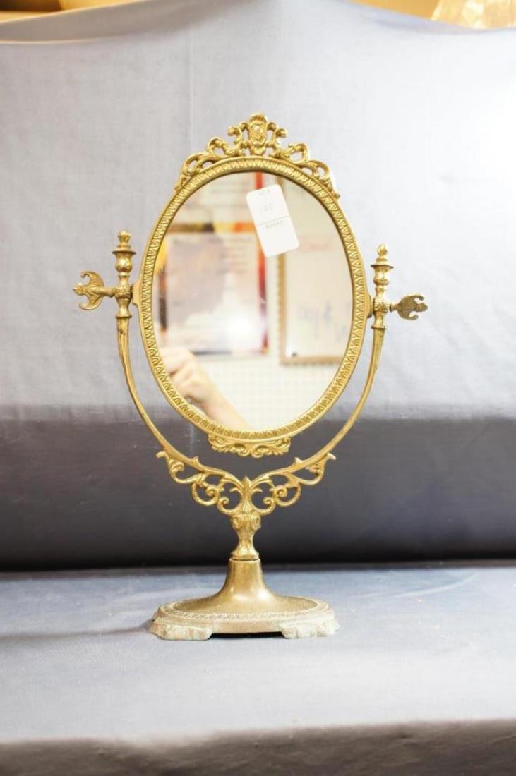 Brass Dressor Mirror: See photos for details. Shipping available