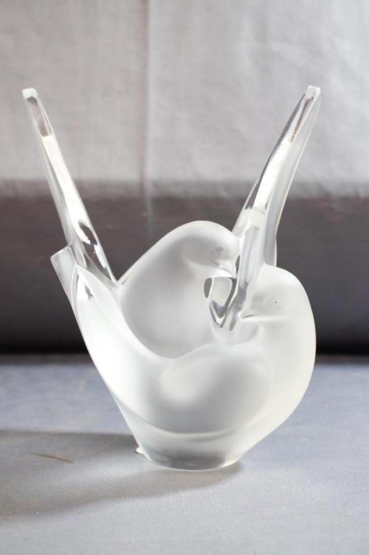 Lalique Sylvie Dove Vase (1 of 4)