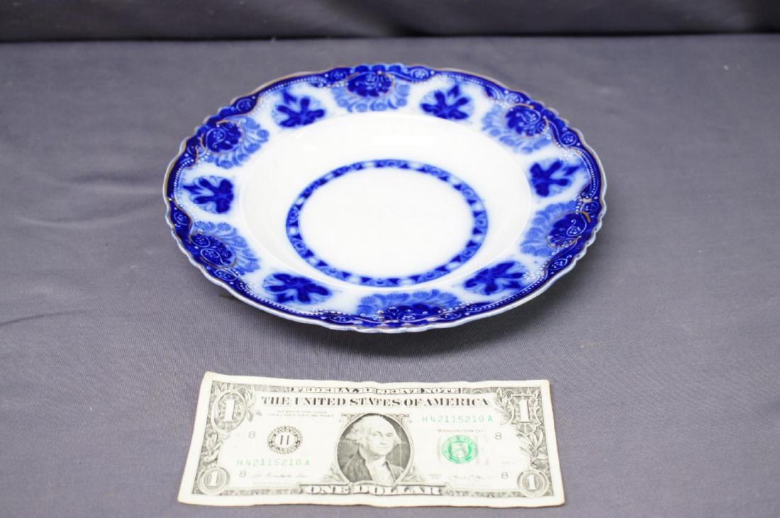 Antique Flow Blue Baltic Soup Bowl (1 of 5)