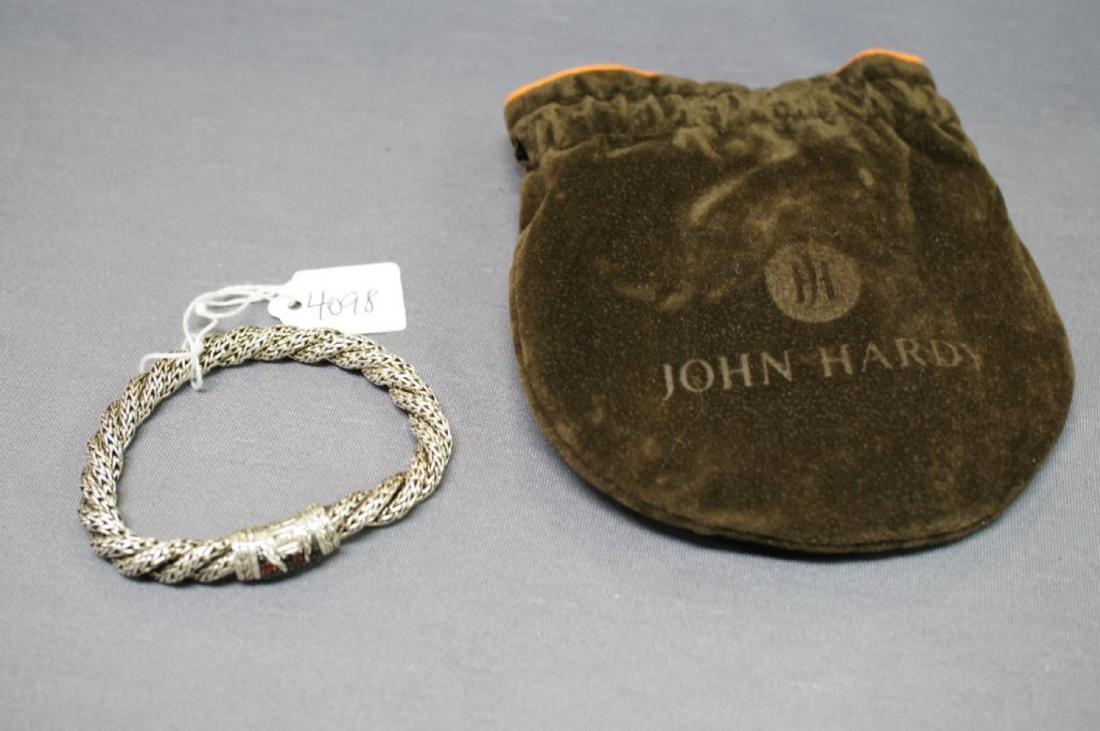 Sterling John Hardy Bracelet With Black And Red (1 of 4)