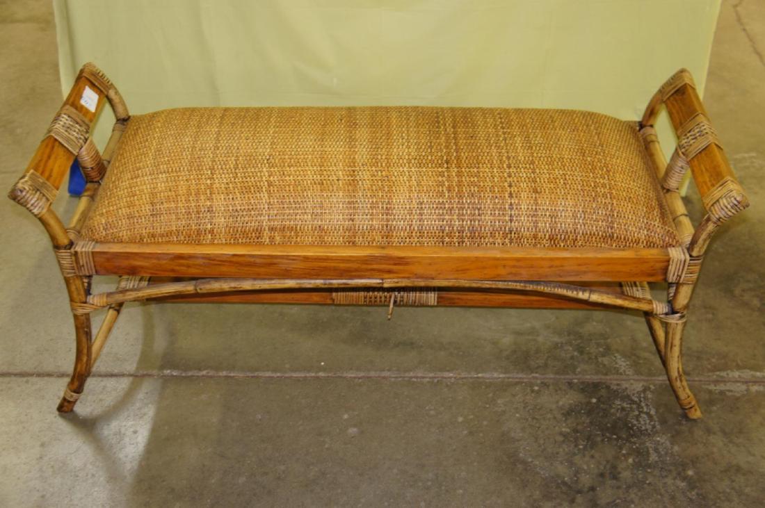 Wicker/ Rattan Window Bench (1 of 3)