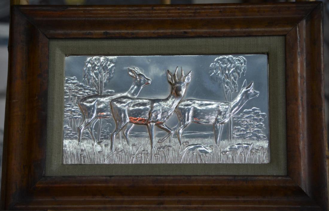 Early Framed Silver Plaque (1 of 7)