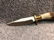Steel Stag Handle knife with leather holder - 3
