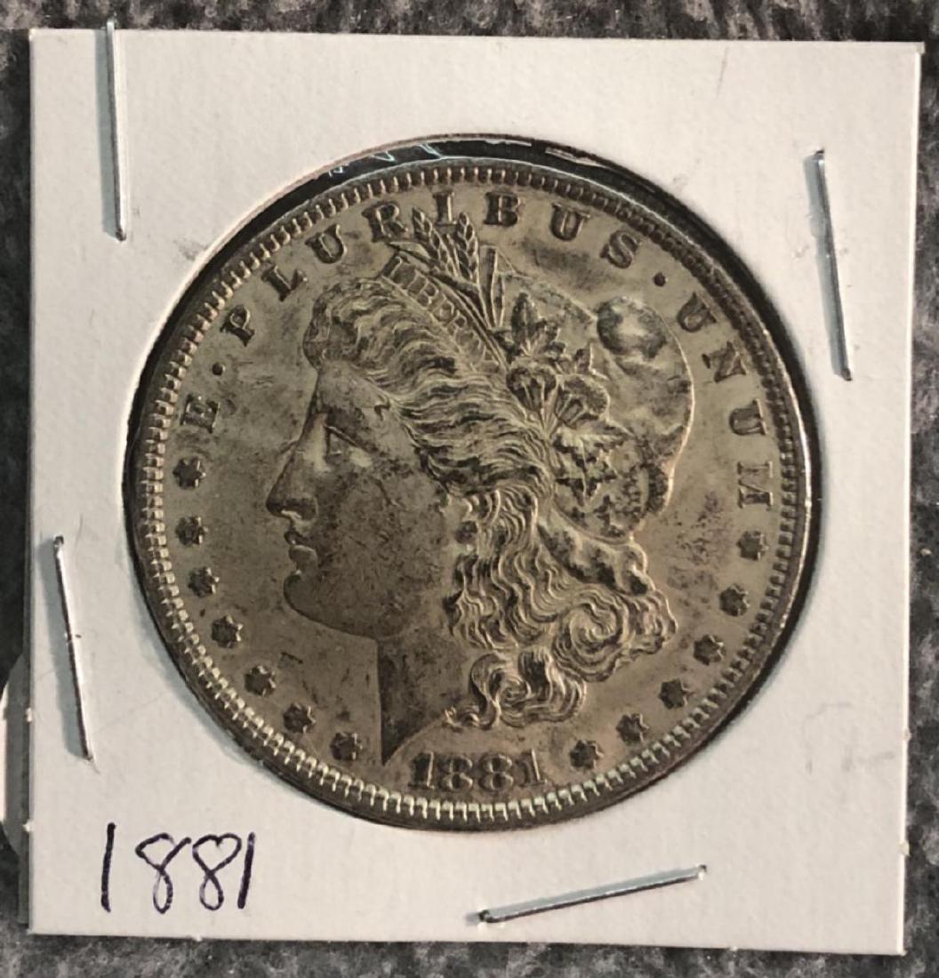 1881 Morgan Silver Dollar: See photos for details. Shipping available.