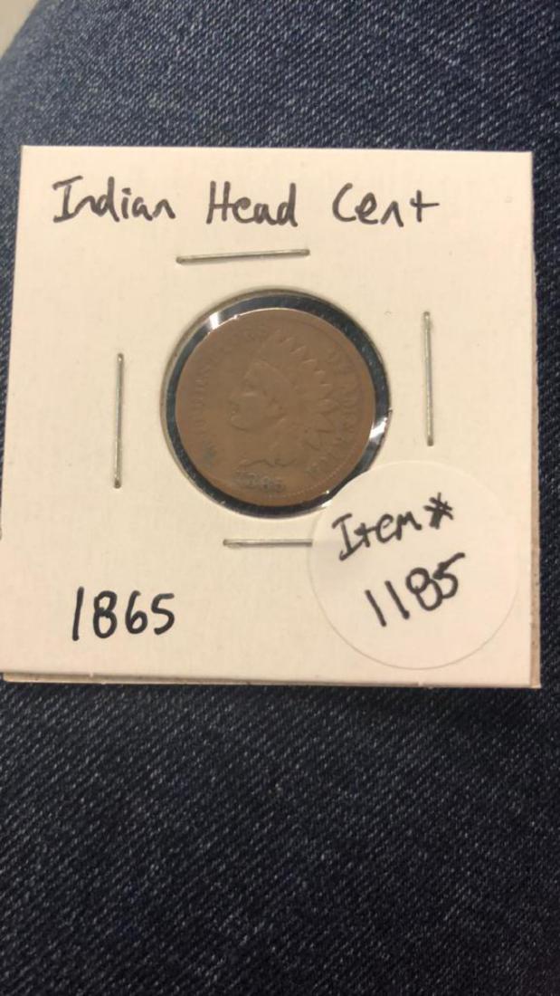 1865 Indian Head Cent (1 of 2)