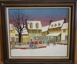 H. Hargrove General Store Genre Scene Serigraph