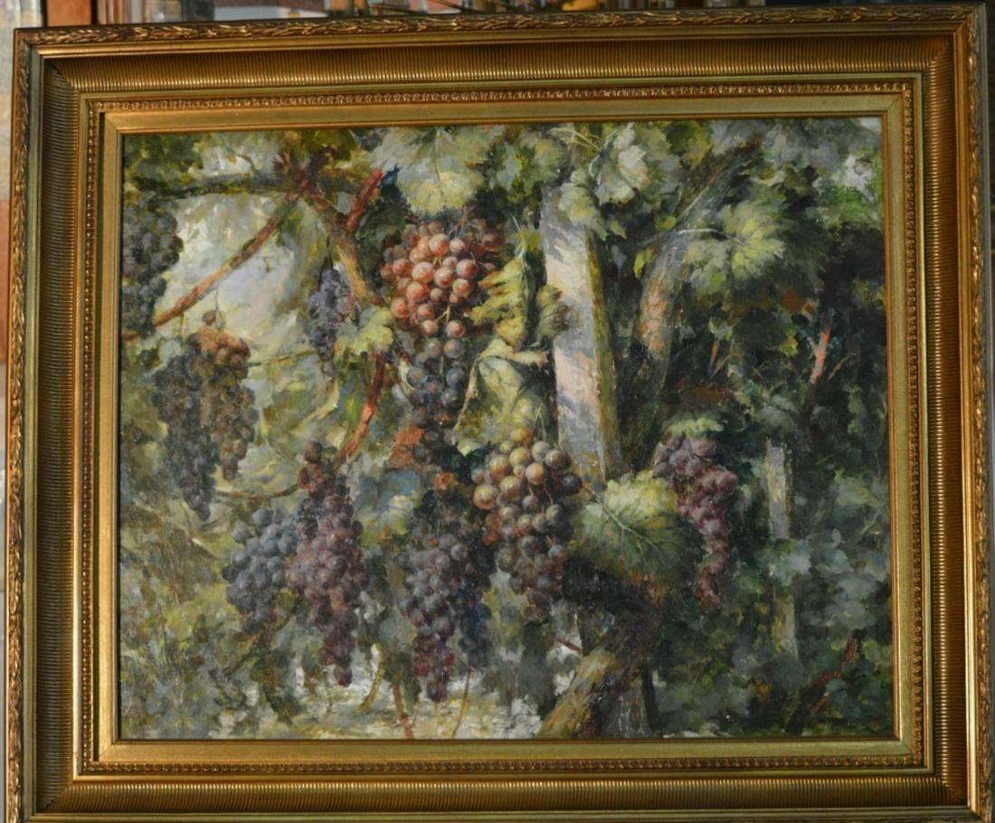 Oil on Canvas Grapes (1 of 8)