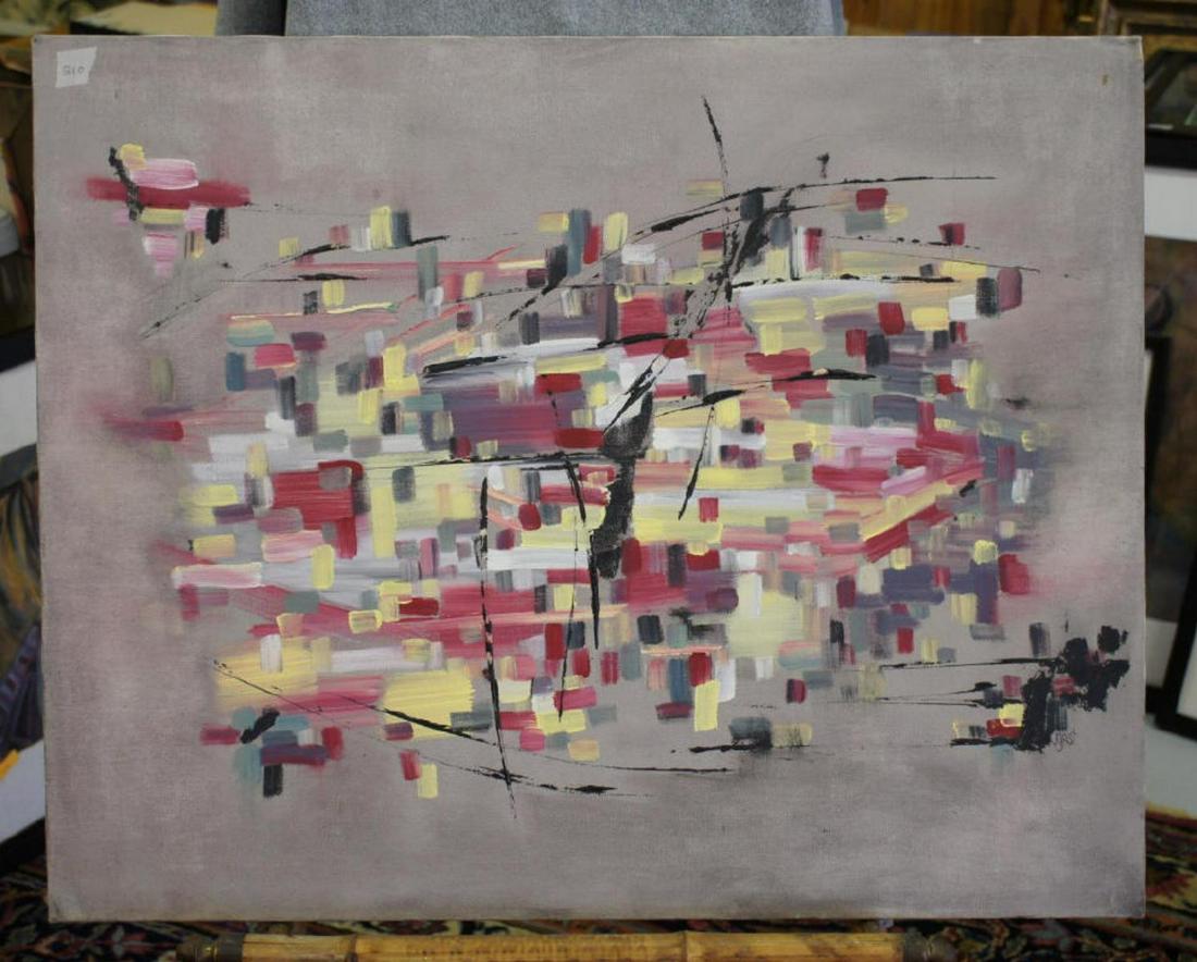 Abstract Art On Canvas (1 of 4)