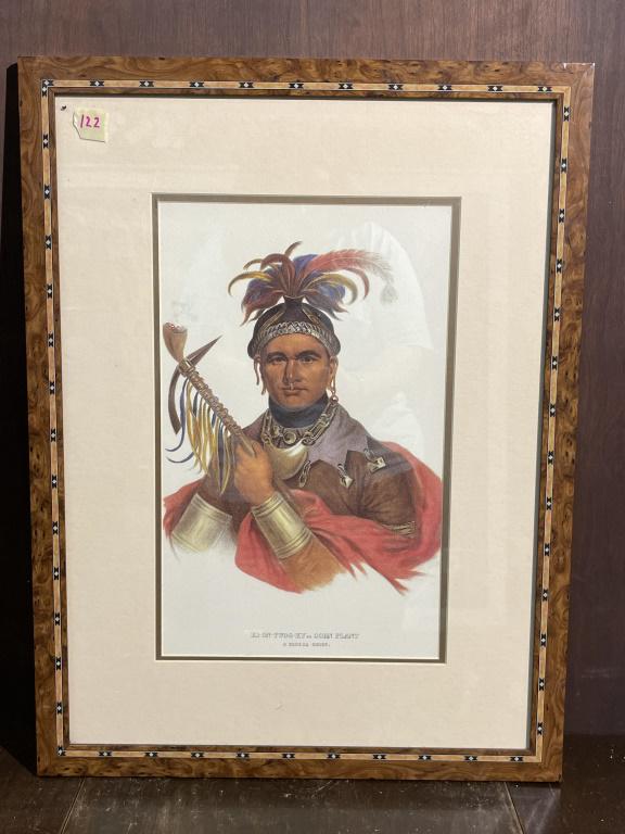 Ki-On-Twog-Ky "Corn Plant" a Seneca Chief Framed (1 of 7)