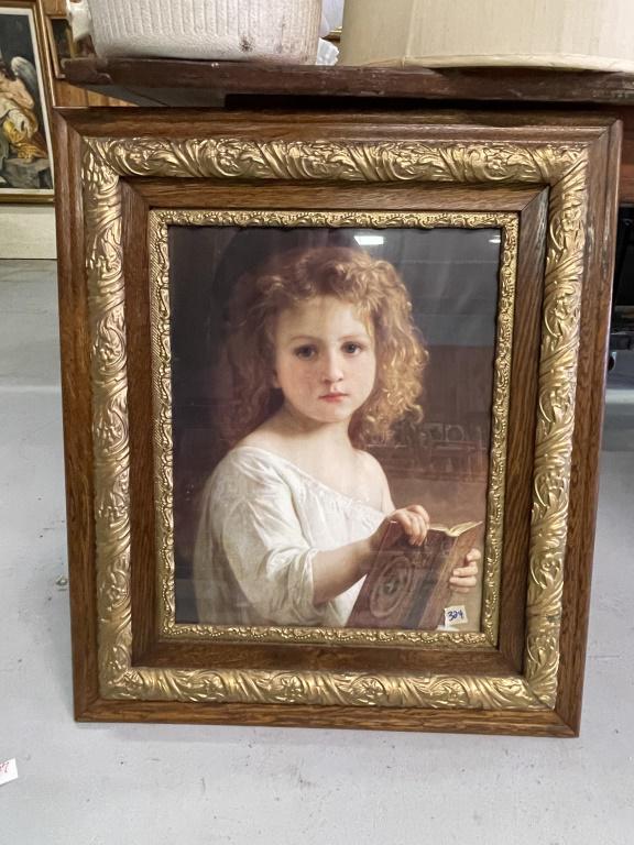 Framed Print of Young Girl (1 of 7)