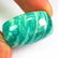 28.33 Ct Natural Green Zebra Apatite 25X15 mm Cushion