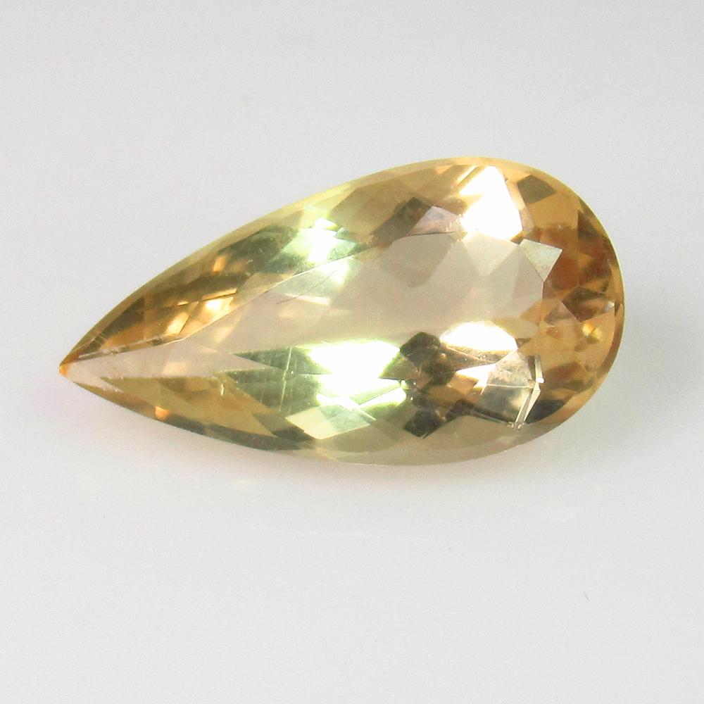 3.87 Ct Natural Yellow Beryl Pear Cut: Weight - 3.87 Ct / Size - 15.70 x 8.40 x 5.60 mm / Shape - Pear Cut / Color - Yellow / Clarity - VVS / Origin - Brazil / Treatment - None