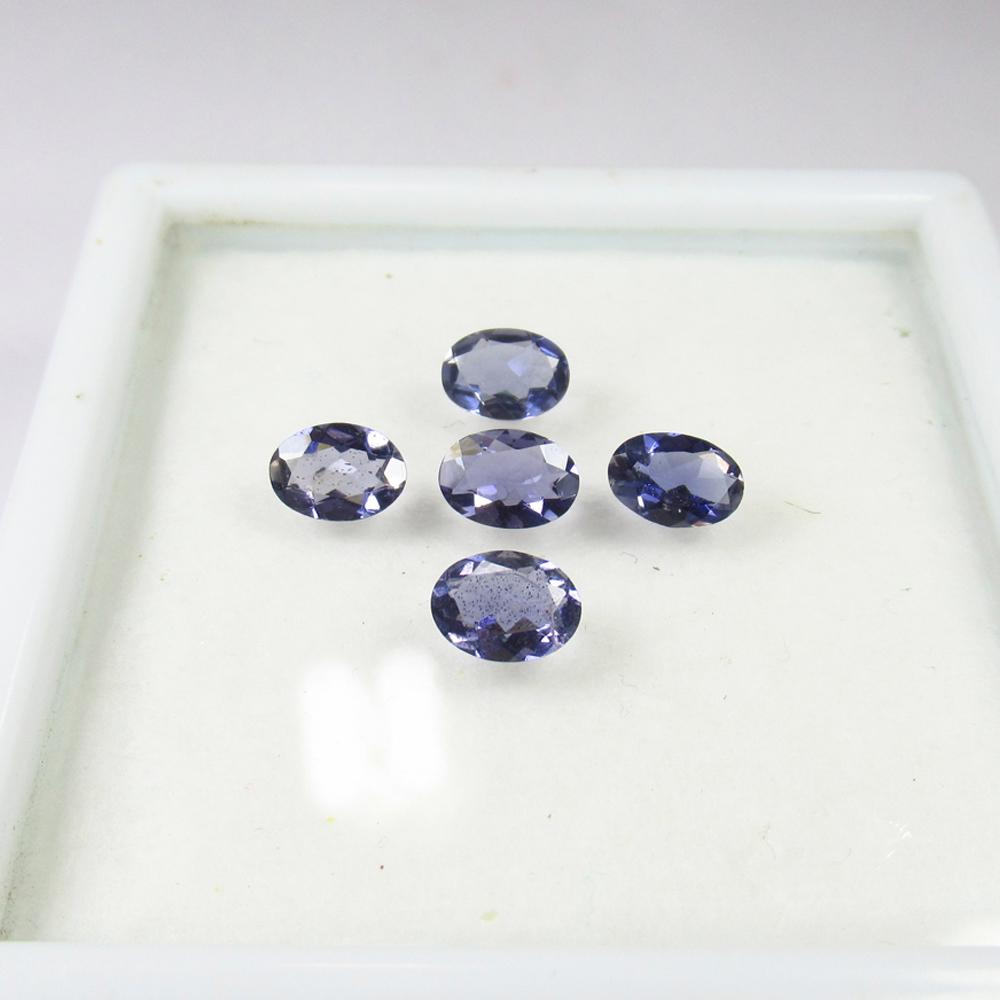 2.65 Ct Natural 4 Iolite Set: Weight - 2.65 Ct / Size - 7.0x5.1 - 7.2x5.4 mm / 4 PC's / Shape - Oval Cut / Clarity - Transparent / Origin - Nigeria / Treatment - None