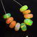 4.33 Ct Natural 9 Drilled Faceted Fire Opal Beads - 2