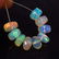 6.75 Ct Natural 9 Drilled Faceted Fire Opal Beads - 2