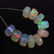 7.50 Ct Natural 10 Drilled Faceted Fire Opal Beads