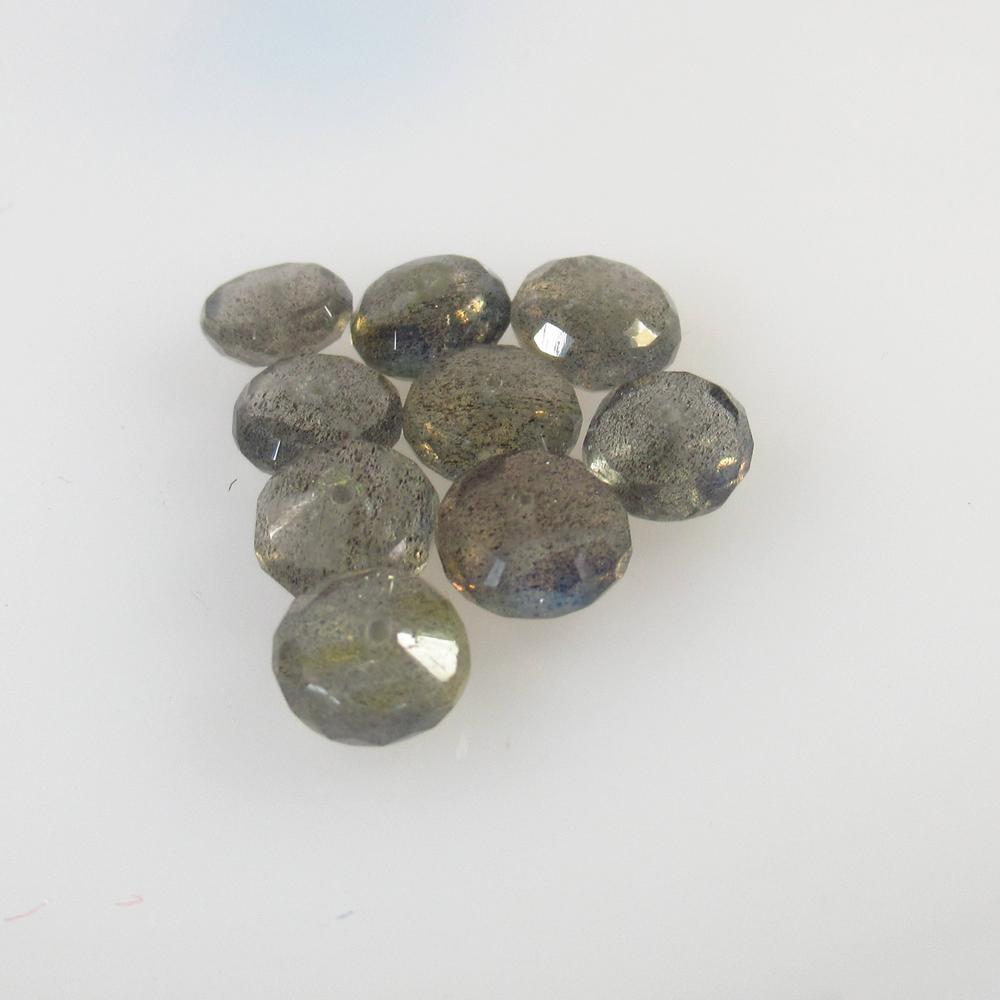 8.94 Ct Natural 9 Labradorite Beads: Weight - 8.94 Ct / Size - 6.10 - 6.80 mm / 9 PC's / Shape - Drilled Round beads / Clarity - Transparent / Origin - Madagascar / Treatment - None