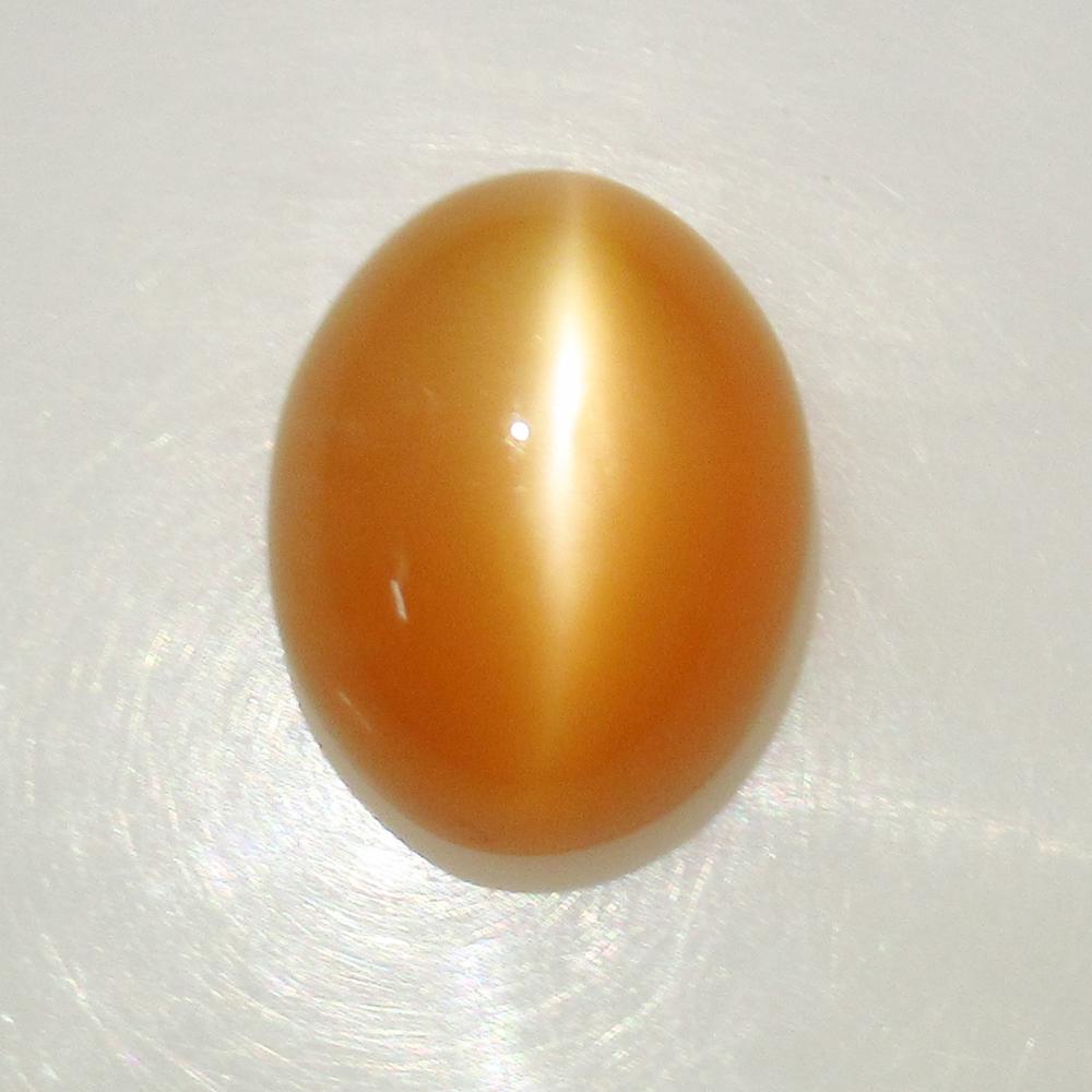7.70 Ct Natural Moonstone Oval Cab: 14.40 x 11.20 x 6.90 mm / Nice Oval Cabochon / Origin - India / Hardness - 6.0-6.5 / Treatment - None