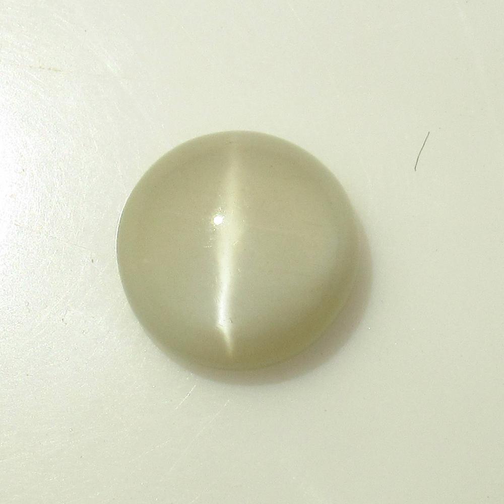 8.14 Ct Natural Moonstone: Weight - 8.14 Ct / Size - 13.20 x 13.20 x 6.40 mm / Shape - Round Cabochon / Clarity - Opaque / Origin - India / Treatment - None