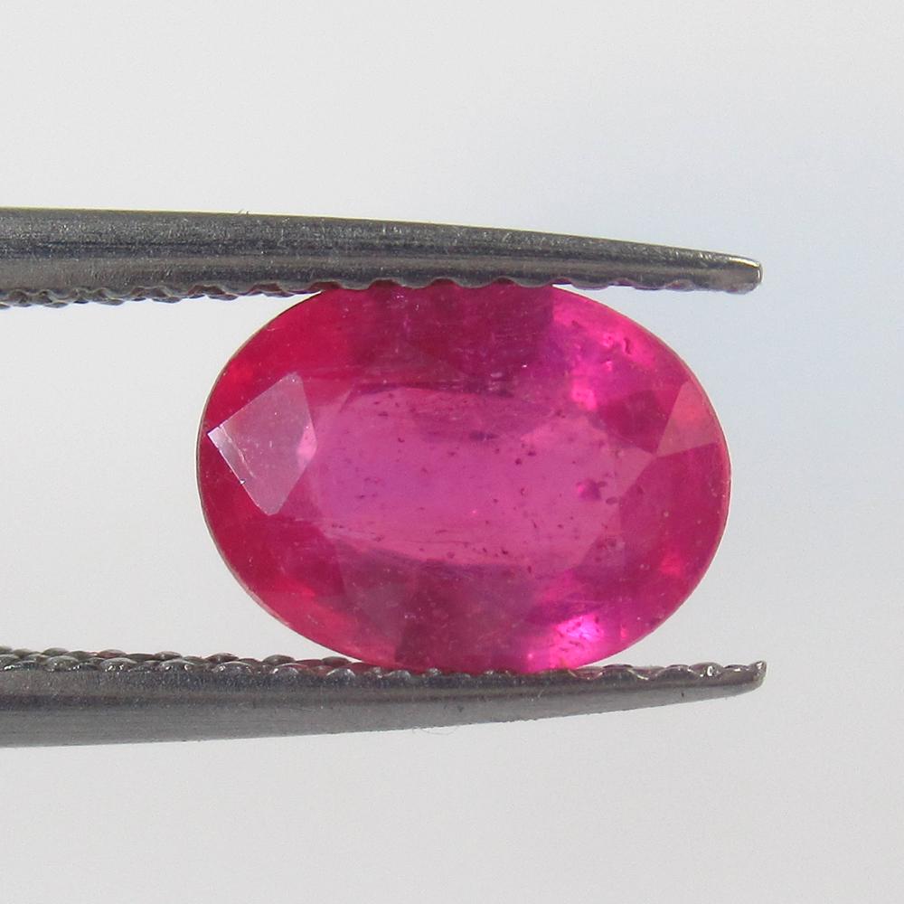 1.23 Ct Natural Pinkish Ruby (1 of 2)