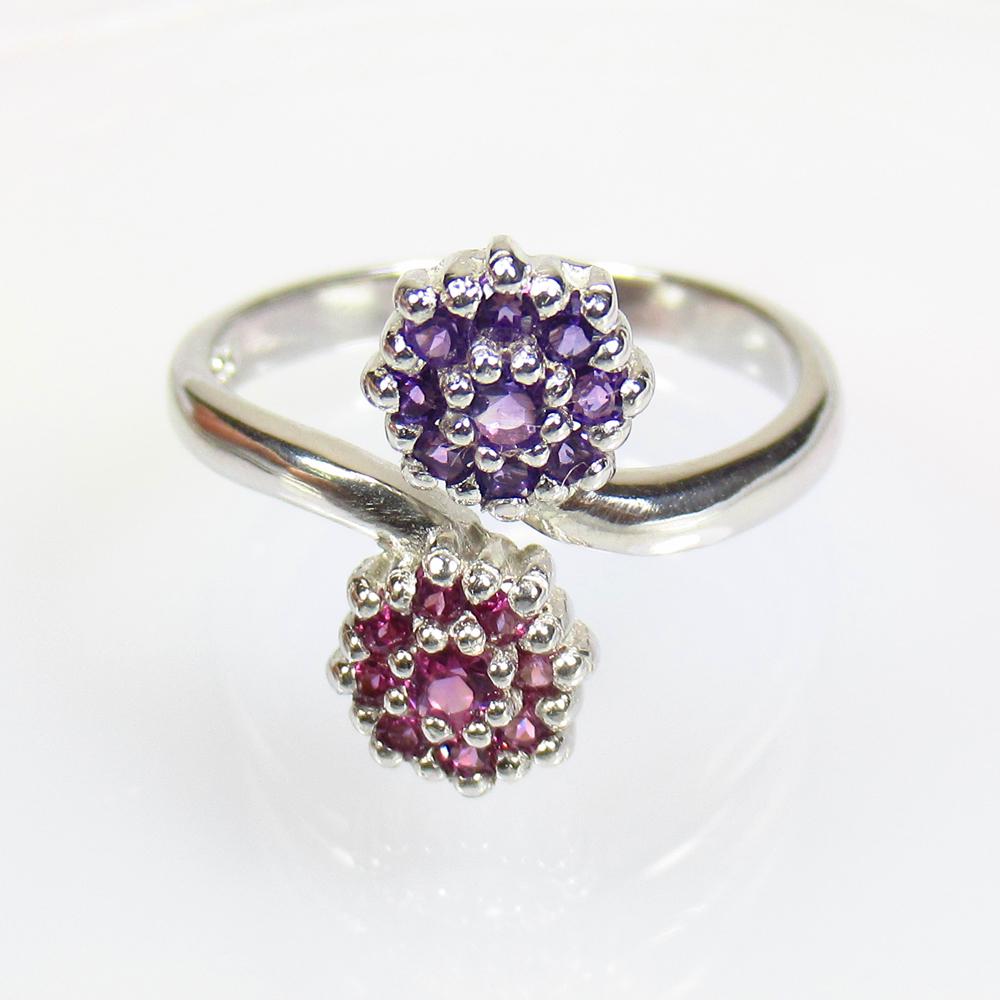 2.97 g 925 Sealed Silver Natural Multistone Ring (1 of 3)