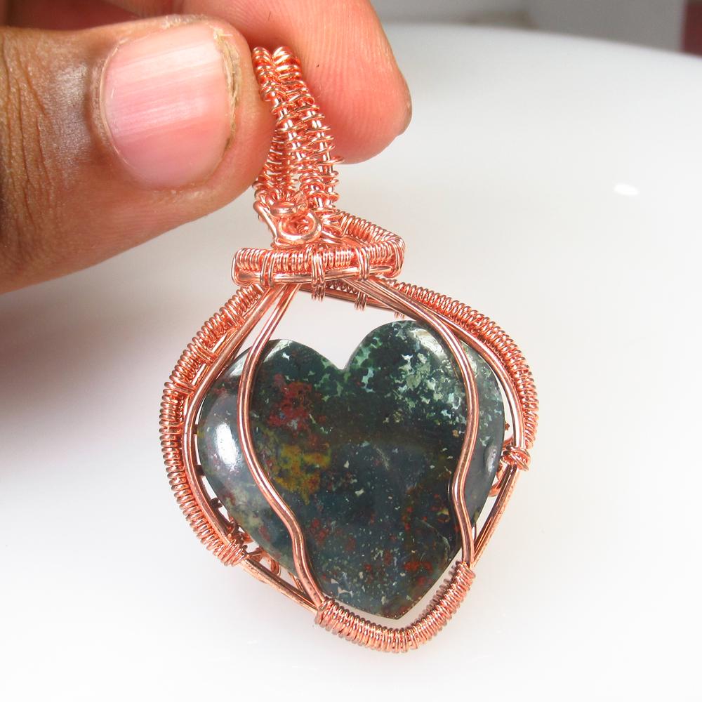 54.26 Ct Natural Jasper Quartz Pendant: Weight - 54.26 Ct / Size - 25.00 x 24.0 0x 6.50 mm / Shape - Excellent Pendant - Ready For Wear / Clarity - Opaque / Origin - Brazil / Treatment - None