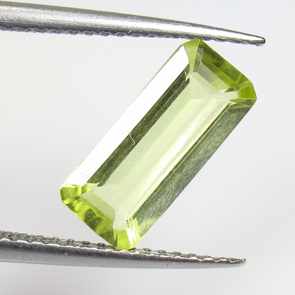 1.70 Ct Natural Lemon Quartz: Weight - 1.70 Ct / Size - 12.00 x 5.30 x 3.50 mm / Top Quality Luster / Excellent Octagon Cut / Origin - Brazil / Treatment - None