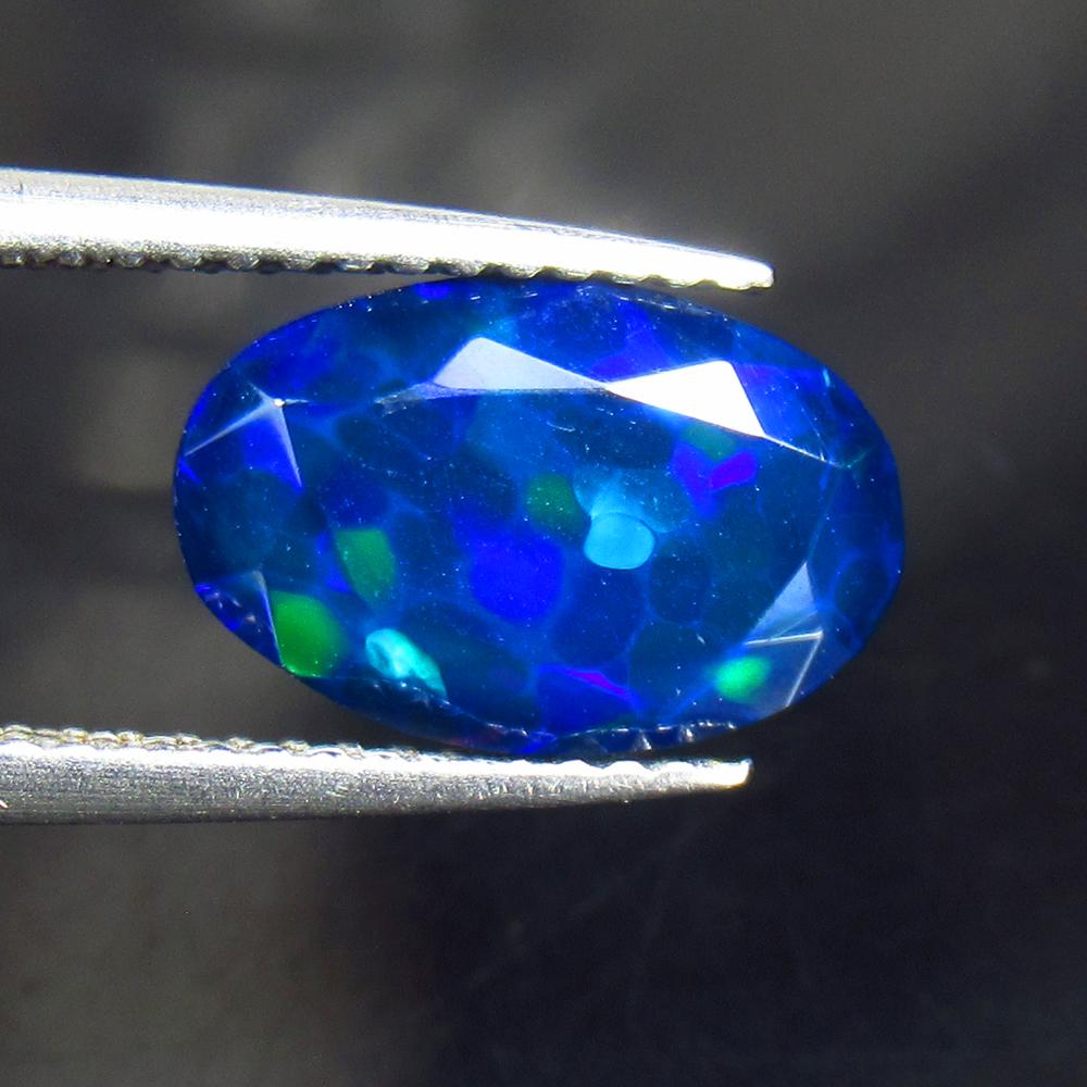 1.86 Ct Natural Black Fire Opal Loose Stone (1 of 2)