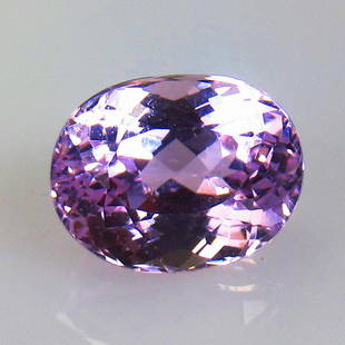 3.77 Ct Natural Kunzite Loose Stone: Weight - 3.77 Ct / Size - 10.10 x 7.90 x 6.80 mm / Shape - Oval Cut / Color - Pink Color / Clarity - VVS / Origin - Afghanisthan / Treatment - None