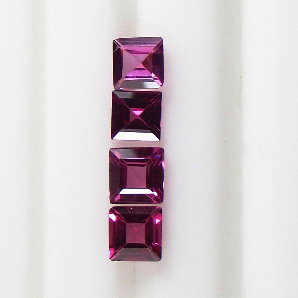 1.80 Ct Natural Rhodolite Garnet Set Loose Stones (1 of 3)