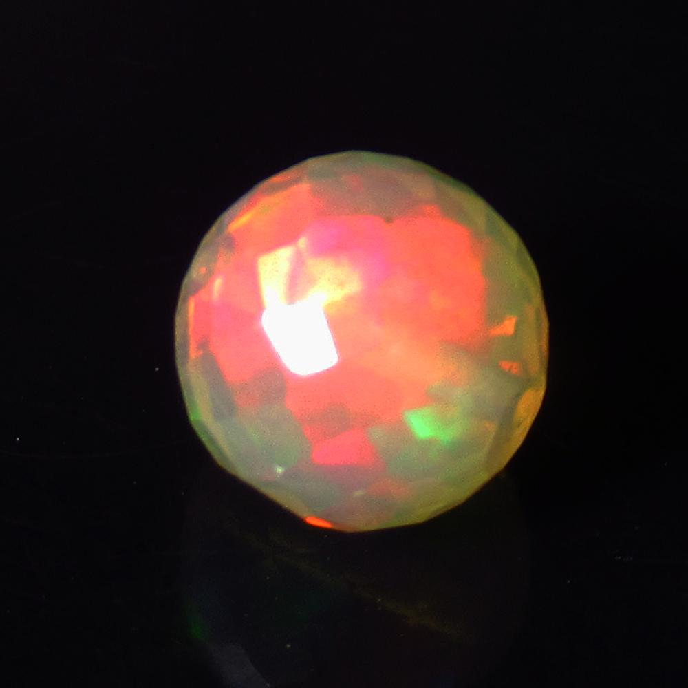 1.47 Ct Natural Drilled Multi-color Fire Opal Loose Beads (1 of 2)