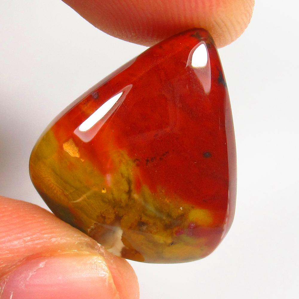 21.49 Ct Natural Brown Jasper Quartz Loose Stone: weight - 21.49 Ct / Size - 22.00 x 18.00 x 7.70 mm / Shape - Excellent Pear Cab / Origin - Brazil / Treatment - None