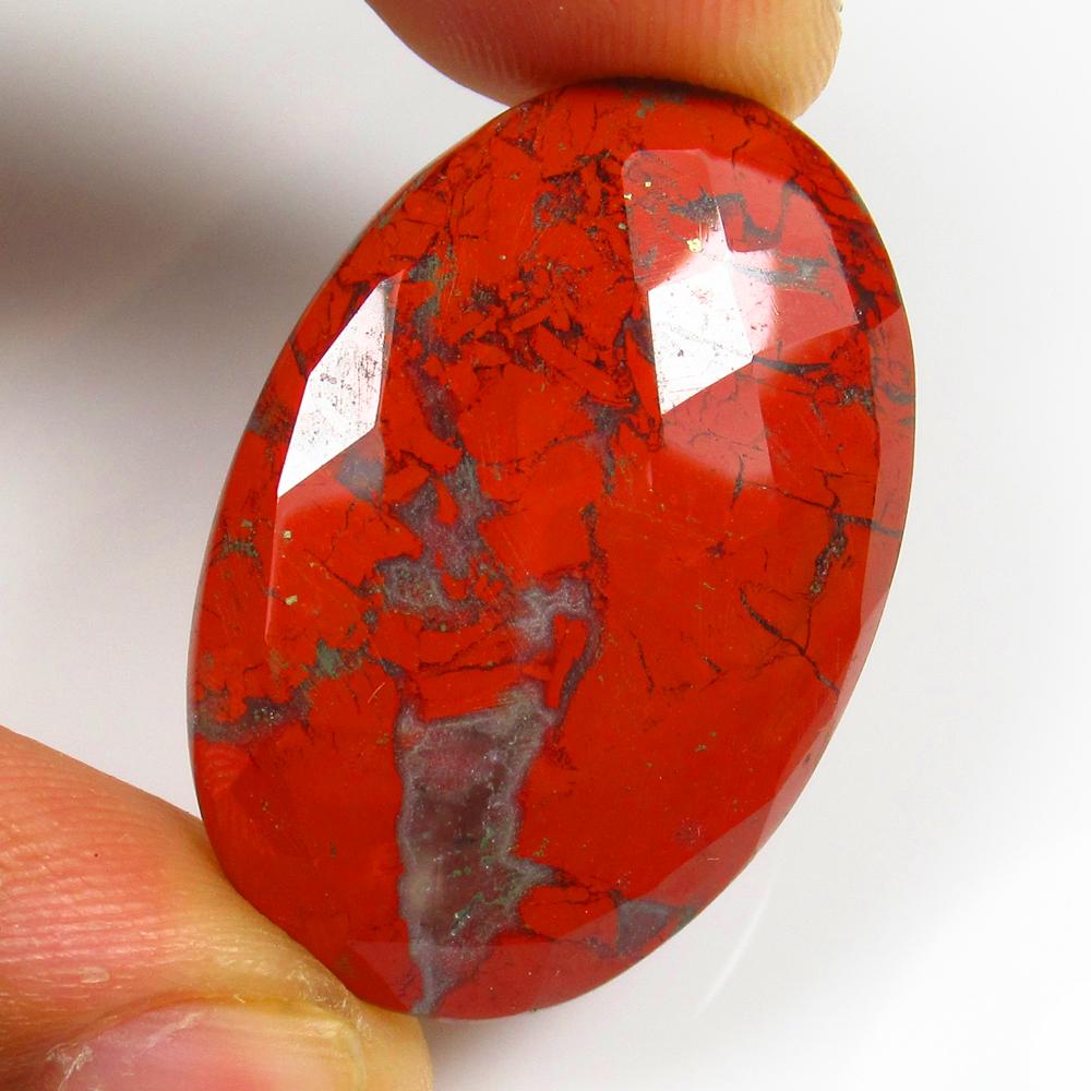 33.04 Ct Natural Kinbaba Jasper Quartz Loose Stone: weight - 33.04 Ct / Size - 34.00 x 23.00 x 6.00 mm / Shape - Excellent Oval Cab / Origin - Madagascar / Treatment - None