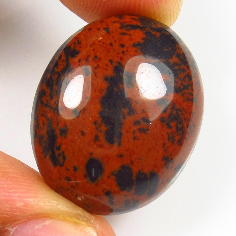 20.78 Ct Natural Brown Jasper Quartz Loose Stone: weight - 20.78 Ct / Size - 25.00 x 23.00 x 7.10 mm / Shape - Excellent Oval Cab / Origin - Brazil / Treatment - None