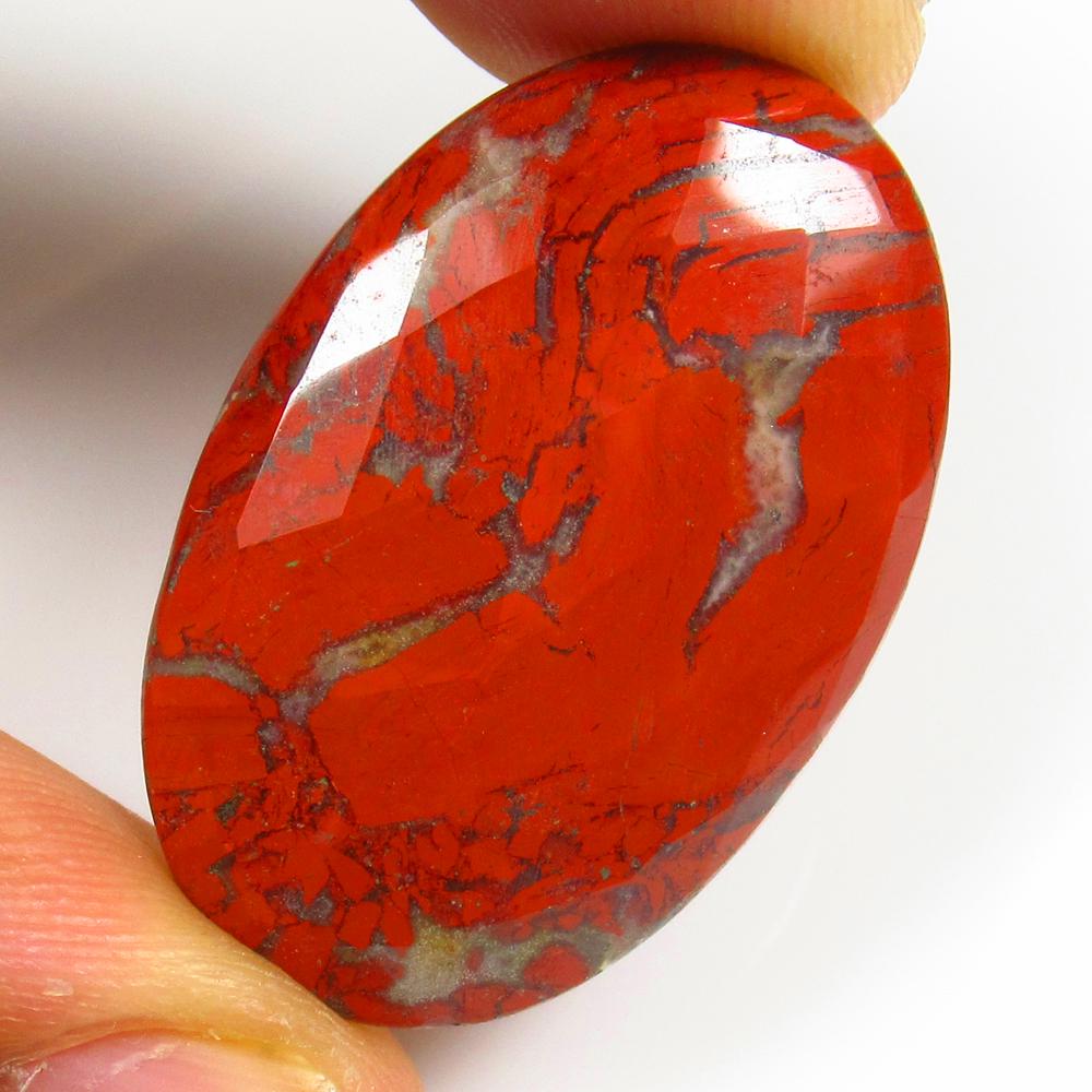 26.75 Ct Natural Kinbaba Jasper Quartz Loose Stone: weight - 26.75 Ct / Size - 33.00 x 22.00 x 5.30 mm / Shape - Excellent Oval Cab / Origin - Madagascar / Treatment - None