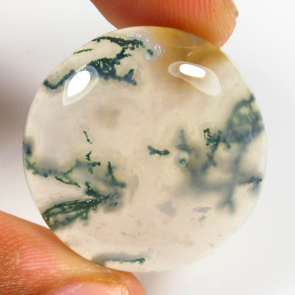 43.34 Ct Natural Moss Agate Loose Stone (1 of 2)