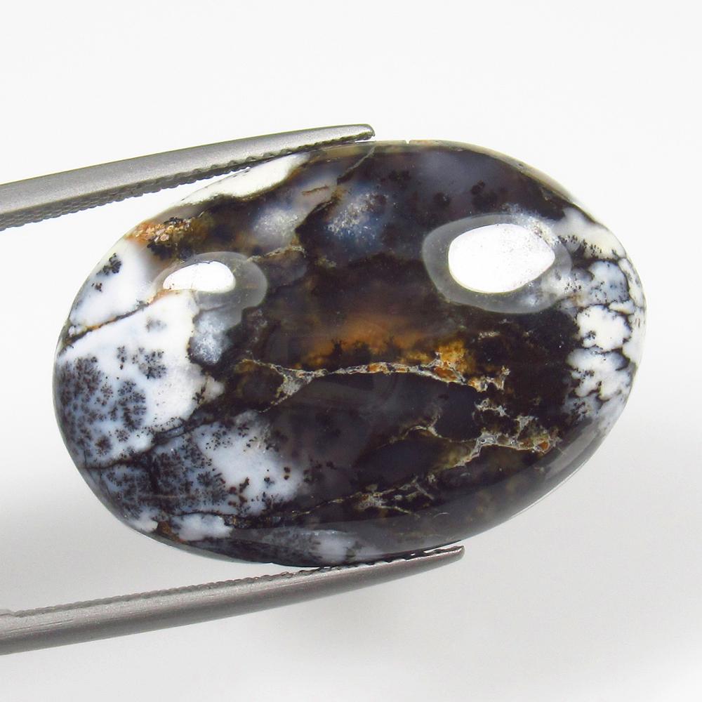 25.31 Ct Natural Jasper Quartz Loose Stone: weight - 25.31 Ct / Size - 29.00 x 20.00 x 7.20 mm / Shape - Excellent Oval Cab / Origin - Brazil / Treatment - None