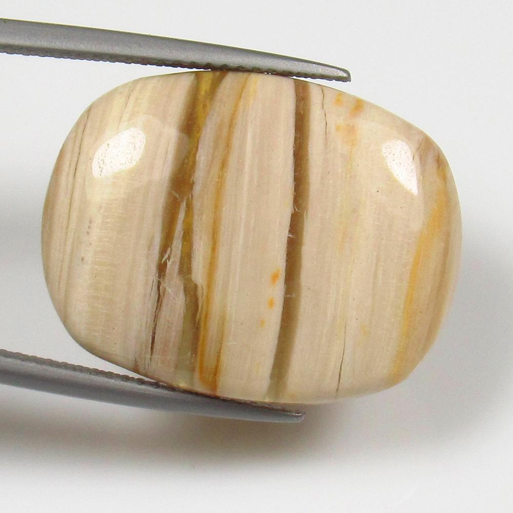 16.60 Ct Natural Banded Jasper Quartz Loose Stone: weight - 16.60 Ct / Size -16.60 mm / Shape - Excellent Cushion Cab / Origin - Brazil / Treatment - None