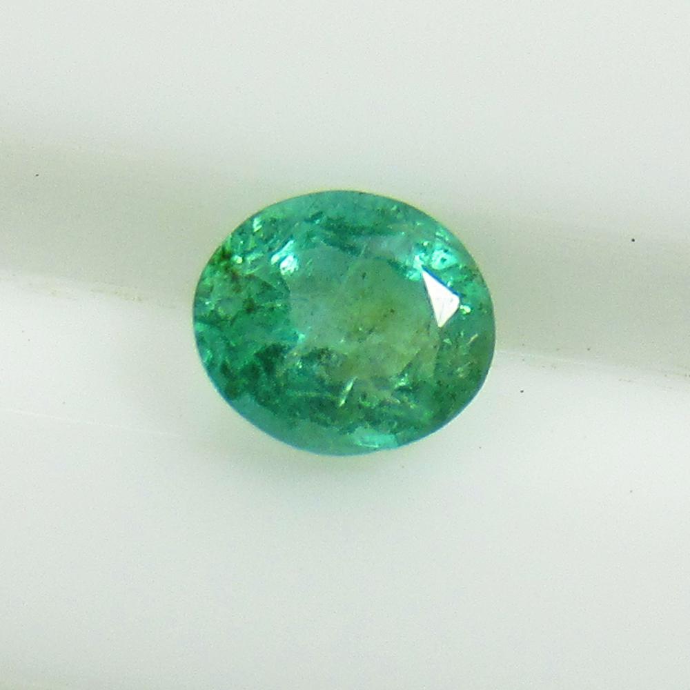 0.44 Ct Natural Emerald Loose Stone (1 of 2)