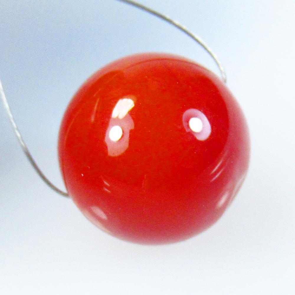12.72 Ct Natural Carnelian Loose Beads: Weight - 12.72 Ct / Size - 12.40 x 12.40 mm / Shape - Excellent Round Beads / Clarity - Semi - Transparent / Origin - Brazil