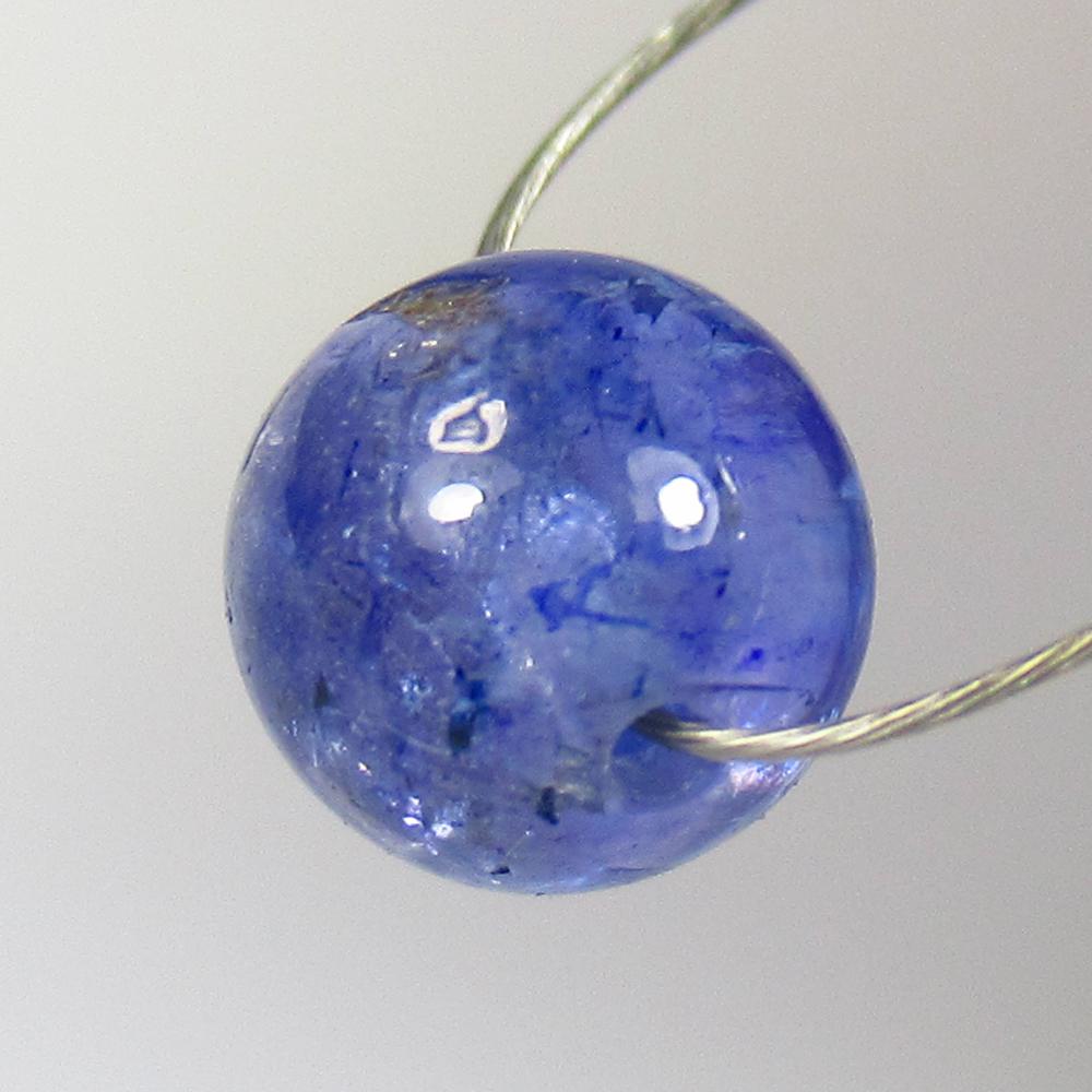 1.80 Ct Natural Tanzanite Loose Beads: Weight - 1.80 Ct / Size - 6.20 x 6.20 mm / Shape - Round Drilled / Clarity - VVS / Origin - Tanzania / Treatment - Standard Heated