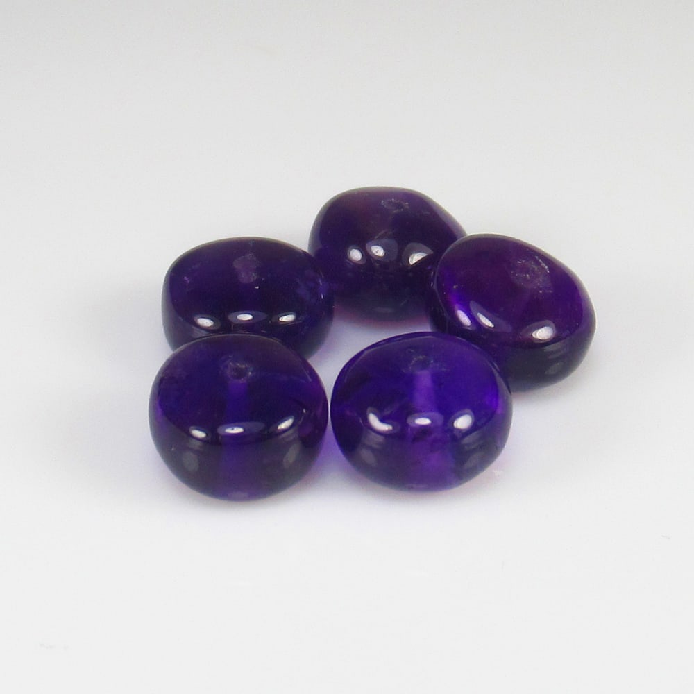 10.01 Ct Natural Purple Amethyst Loose Beads (1 of 2)