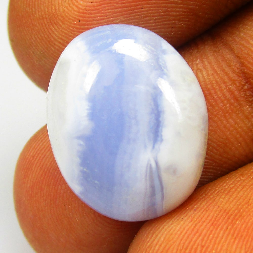 15.02 Ct Natural Blue Lace Agate Loose Stone (1 of 2)