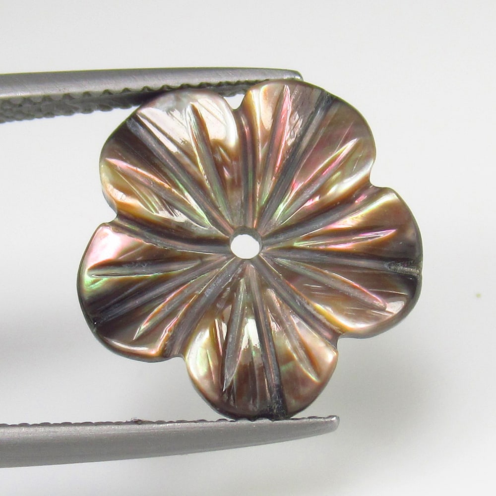 3.23 Ct Natural Shell Carving Loose Stone (1 of 2)
