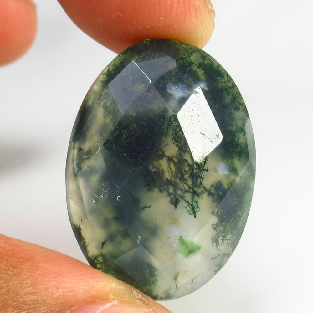 23.38 Ct Natural Moss Agate Loose Stone (1 of 2)