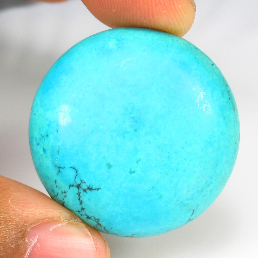 55.57 Ct Natural Blue Turquoise Loose Stone (1 of 2)