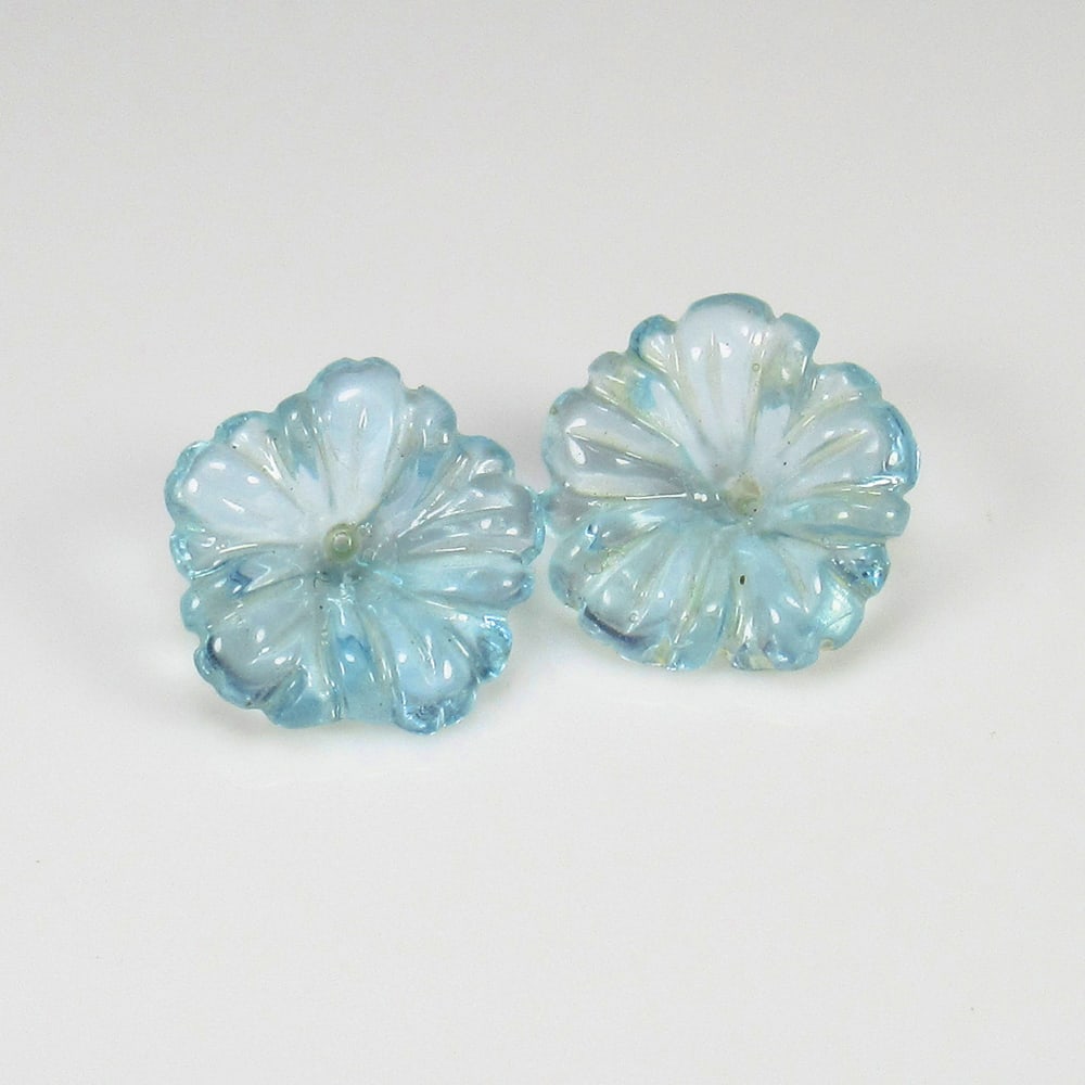 6.60 Ct Natural Aquamarine Pair Loose Stones Certified Natural earthmined Gemstones (1 of 2)