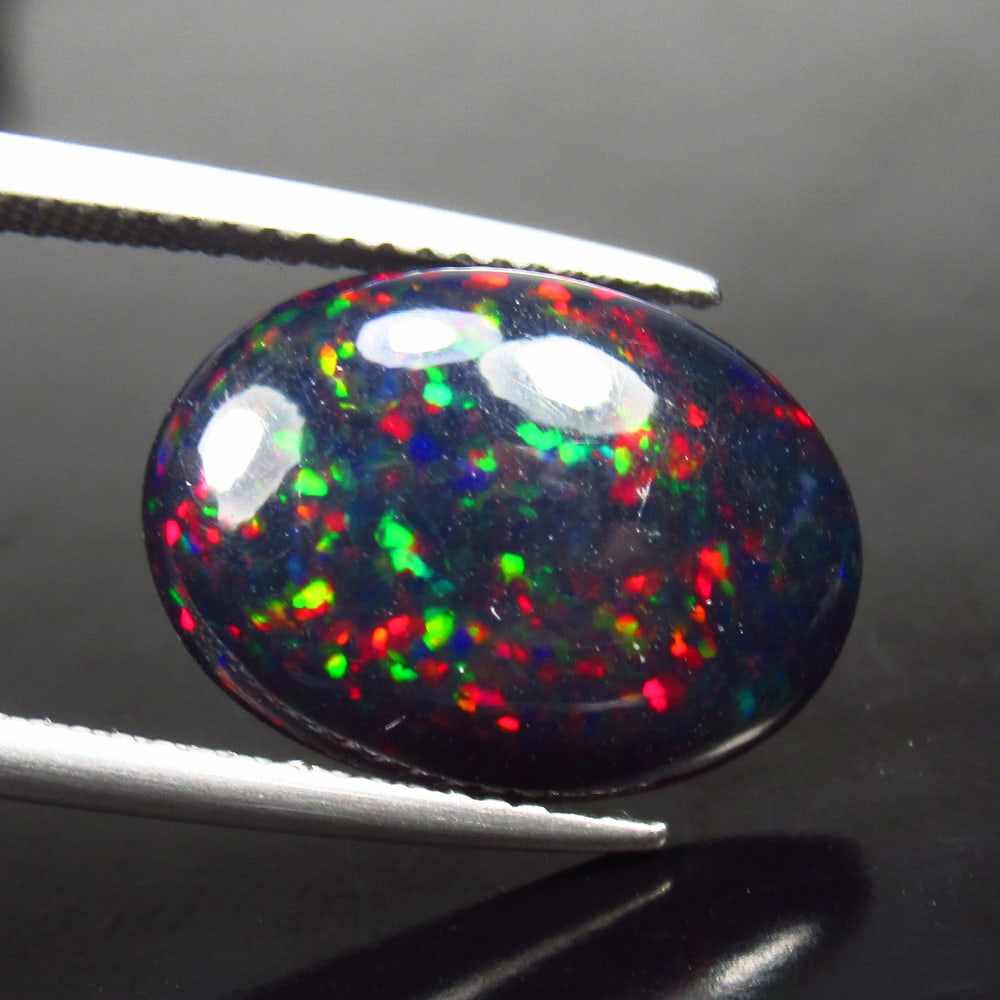 4.28 Ct Natural Black Fire Opal Loose Stone Certified Natural earthmined Gemstones (1 of 2)