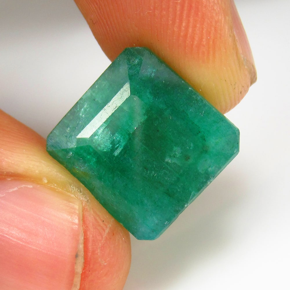 10.43 Ct Natural Emerald Loose Stone Certified Natural earthmined Gemstones (1 of 3)